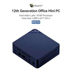ミニPC Beelink EQ12 intelN100 mem16GB SSD500GB ミニPC,Beelink-EQ12 GB,16GB,2.5 GB, 500GB,デュアル