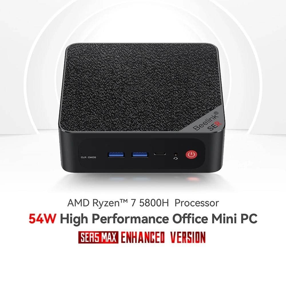 Міні-ПК Beelink AMD Ryzen 5 5560U 7 5700U 5800H SER5 SER5 Pro Max